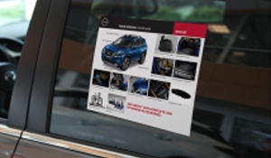 Nissan Accessories Small Window Clings