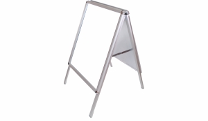 Aluminum A-Frame Style Sign Holder with Snap Frame
