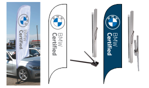 BMW Certified Series Blade Flags