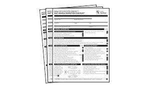 BMW Certified Series Checklists