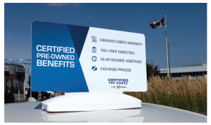 GM Certified Pre-Owned Car Topper Sign