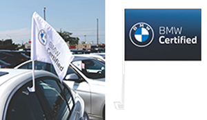 BMW Certified Series Clip-On Flags