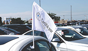 Drapeaux pour vitre Série Certifiée BMW