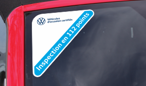 Autocollants de coin Volkswagen certifiés