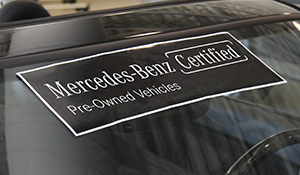 Mercedes-Benz Certified Windshield Decals