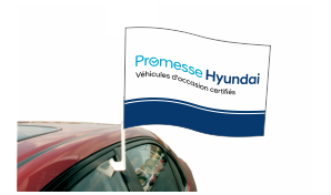 Drapeaux pour véhicule Hyundai Promesse