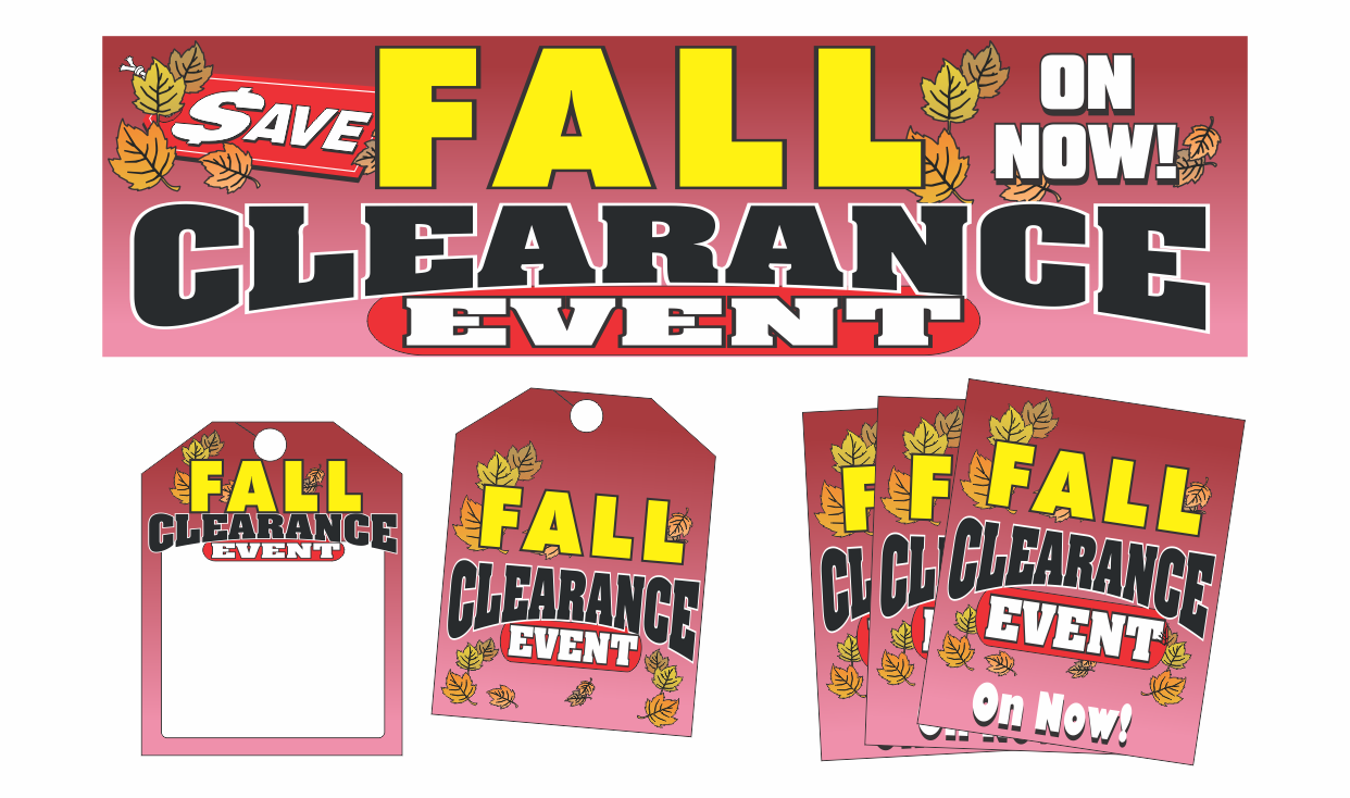 Fall Clearance Sales Event!