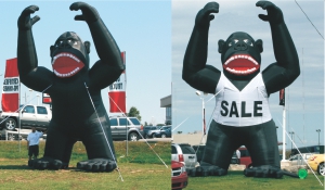 Gigantic 22' Inflatable Gorilla