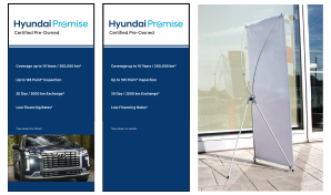 Hyundai Promise CPO Interior Banners