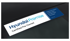 Hyundai Promise CPO Windshield Decals