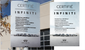 Affiches pour poteau VOC Infiniti