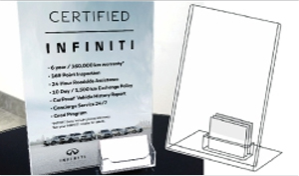 Infiniti Certified Desktop Display