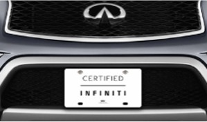 Infiniti Certified Front Plates