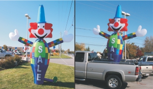 Giant Sale Clown Inflatable