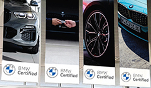 BMW Certified Series Program Flags