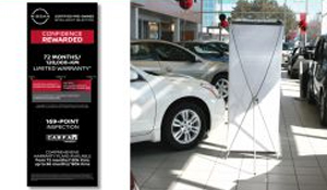 Nissan CPO Interior Vinyl Banners