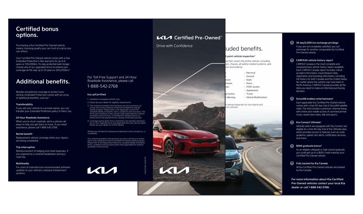 Kia CPO Brochures