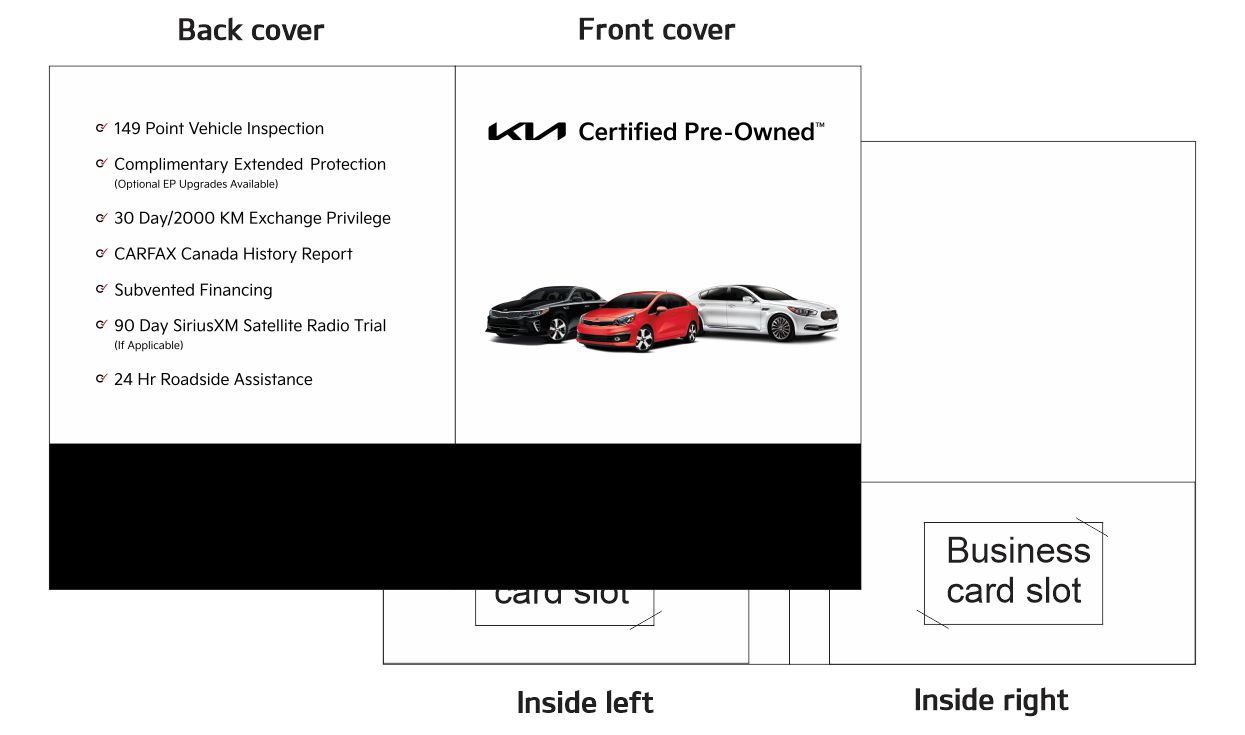 Kia CPO Presentation Folders