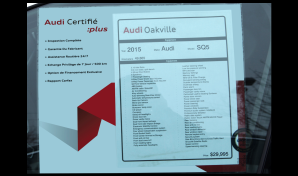 Audi Certifié :plus Pochettes Magiques