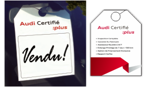 Audi Certifié :plus  Insignes pour rétroviseur