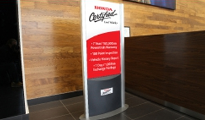 HCUV Dual Sided Poster with Pedestal Stand