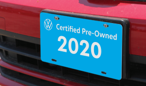 Volkswagen CPO Plate Signs