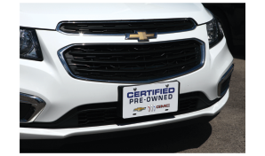 GM Certified Pre-Owned Plate Signs