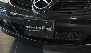 Mercedes-Benz Certified Plate Signs