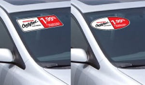 HCUV Finance Rate Decals