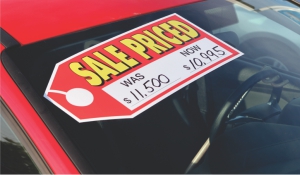Windshield Red Tag Decals