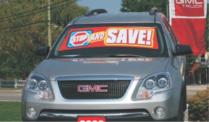 Windshield Reusable Banners