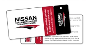 Nissan Collision & Repair Roadside Assistance Card