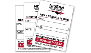 Nissan Collision & Repair Next Service Decal