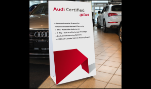 Audi Certified :plus Showroom Sign