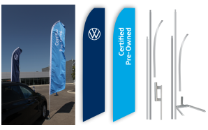 Volkswagen CPO Swooper Flags