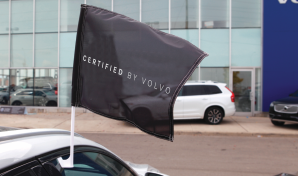 Certified by Volvo Clip-On Window Flags