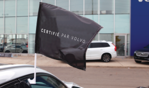 Drapeaux pour fenêtres de véhicules Certifié par Volvo