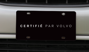 Plaques d’année modèle Certifié par Volvo