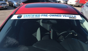 NIADA CPO Windshield Topper Decal