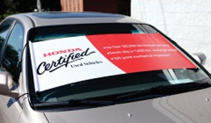 HCUV Windshield Banners