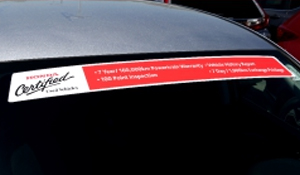 HCUV Windshield Topper Decal