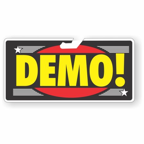 Hot Spot Rear-View Mirror Signs - Demo