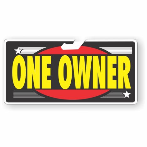 Hot Spot Rear-View Mirror Signs - One Owner