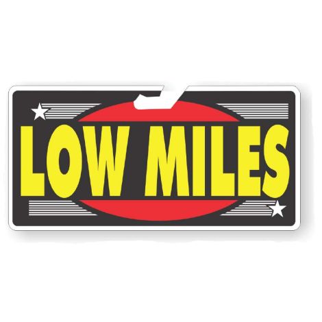 Hot Spot Rear-View Mirror Signs - Low Miles