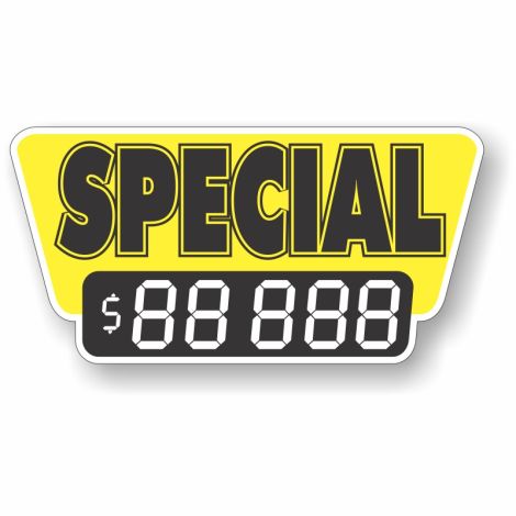 Special - Vinyl Windshield Pricing Signs