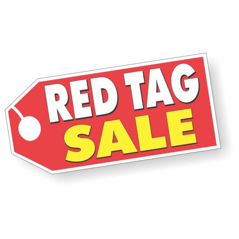 Red Tag Sale - Red Tag Windshield Stickers