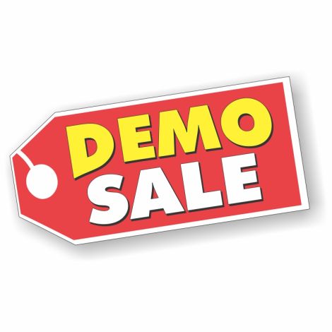 Demo Sale - Red Tag Windshield Stickers
