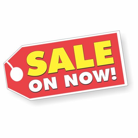 Sale On Now - Red Tag Windshield Stickers