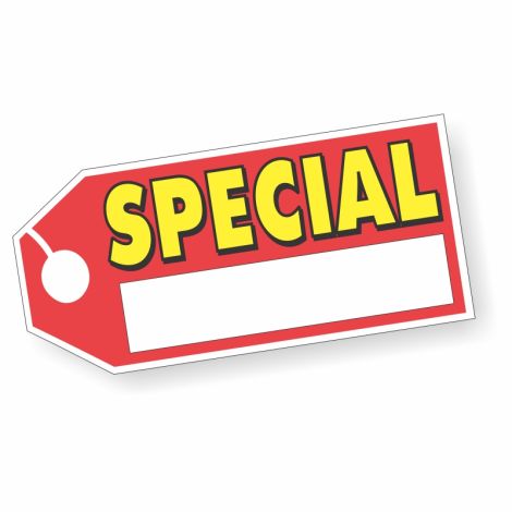Special - Red Tag Windshield Stickers