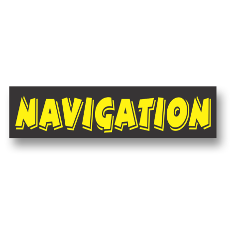 Sticky Back Slogan Decals - Navigation (3 Pack)